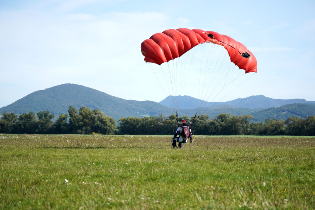 Parachute Deployment and Landing