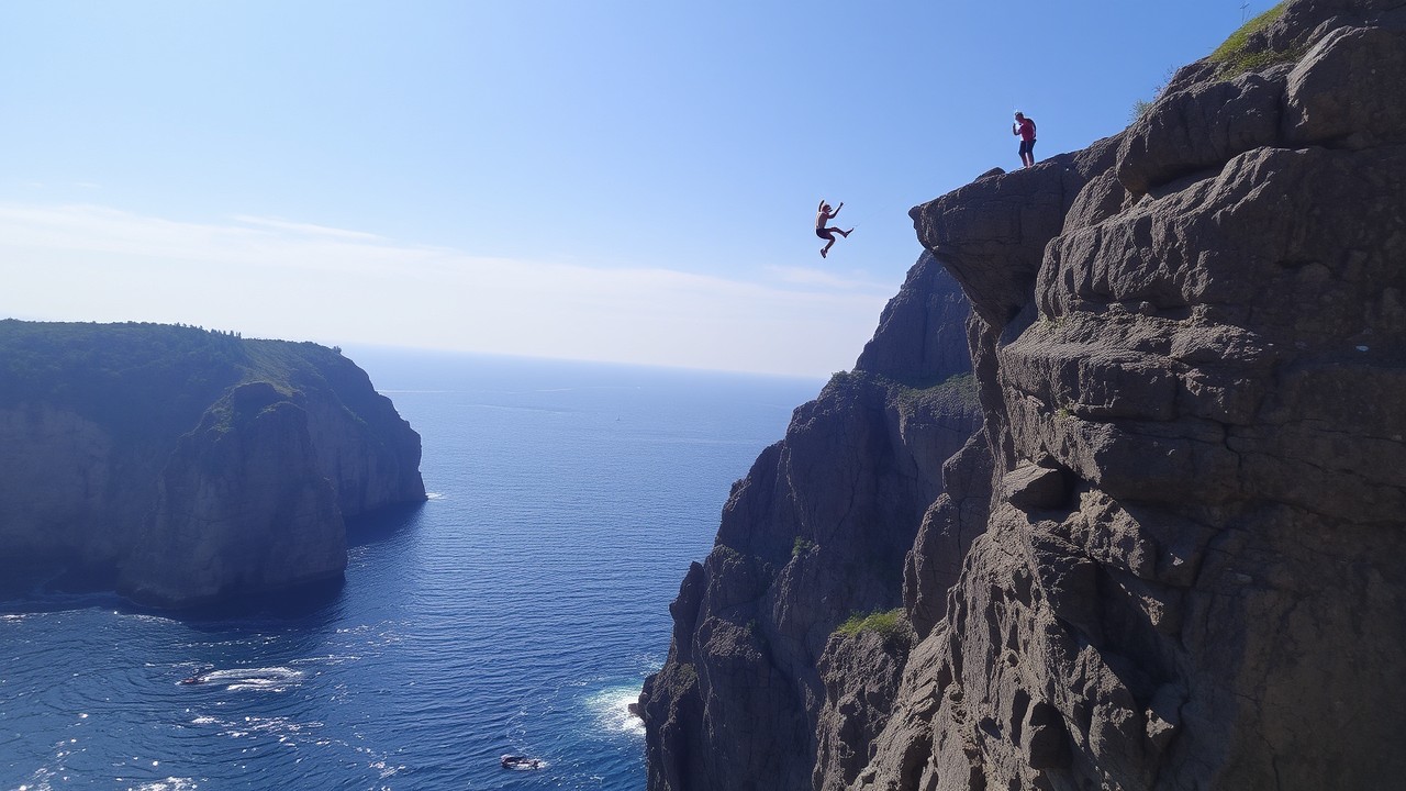 How to Prepare Your Body and Mind for Your First Cliff Diving Slide